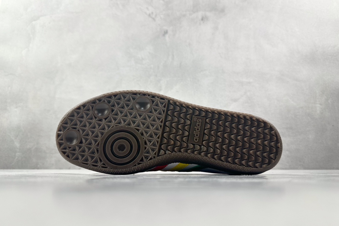  Adidas Originals Samba OG  低筒 德训鞋 复古板鞋 休闲鞋  波鞋 男鞋 女鞋 红绿黄三杠 IH3118