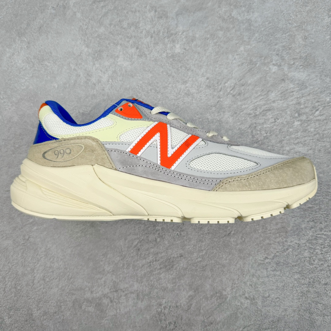  Carhartt WIP  New Balance 990V6  低筒 潮流复古跑鞋 减震防滑 休闲鞋 板鞋 运动鞋 波鞋 男鞋 女鞋  灰橙色 M990CH6