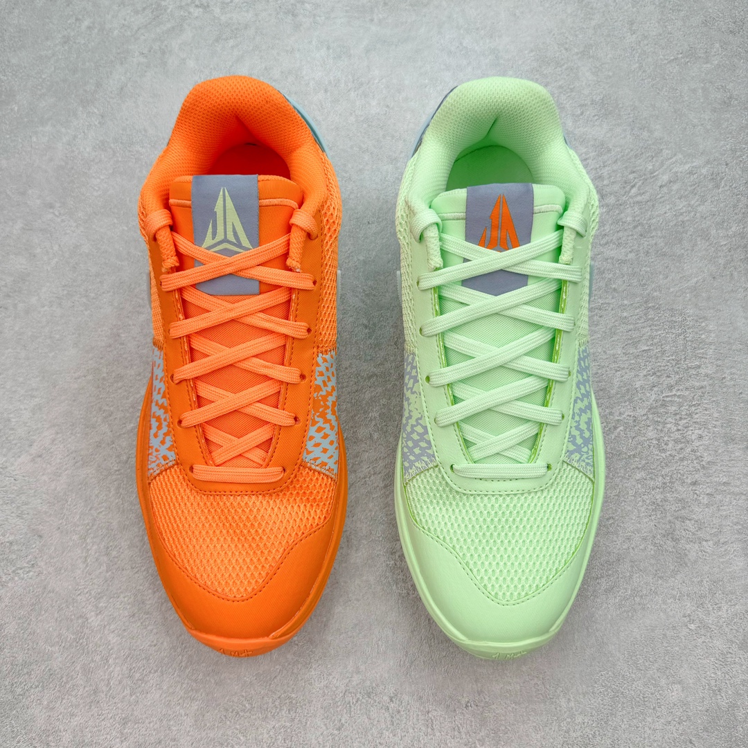  滅世 莫兰特 1代  Nike Zoom JA1 低筒 前後氣墊 耐磨透氣 實戰籃球鞋 波鞋 球鞋 男鞋 波鞋 绿橙鸳鸯 FV1288-800