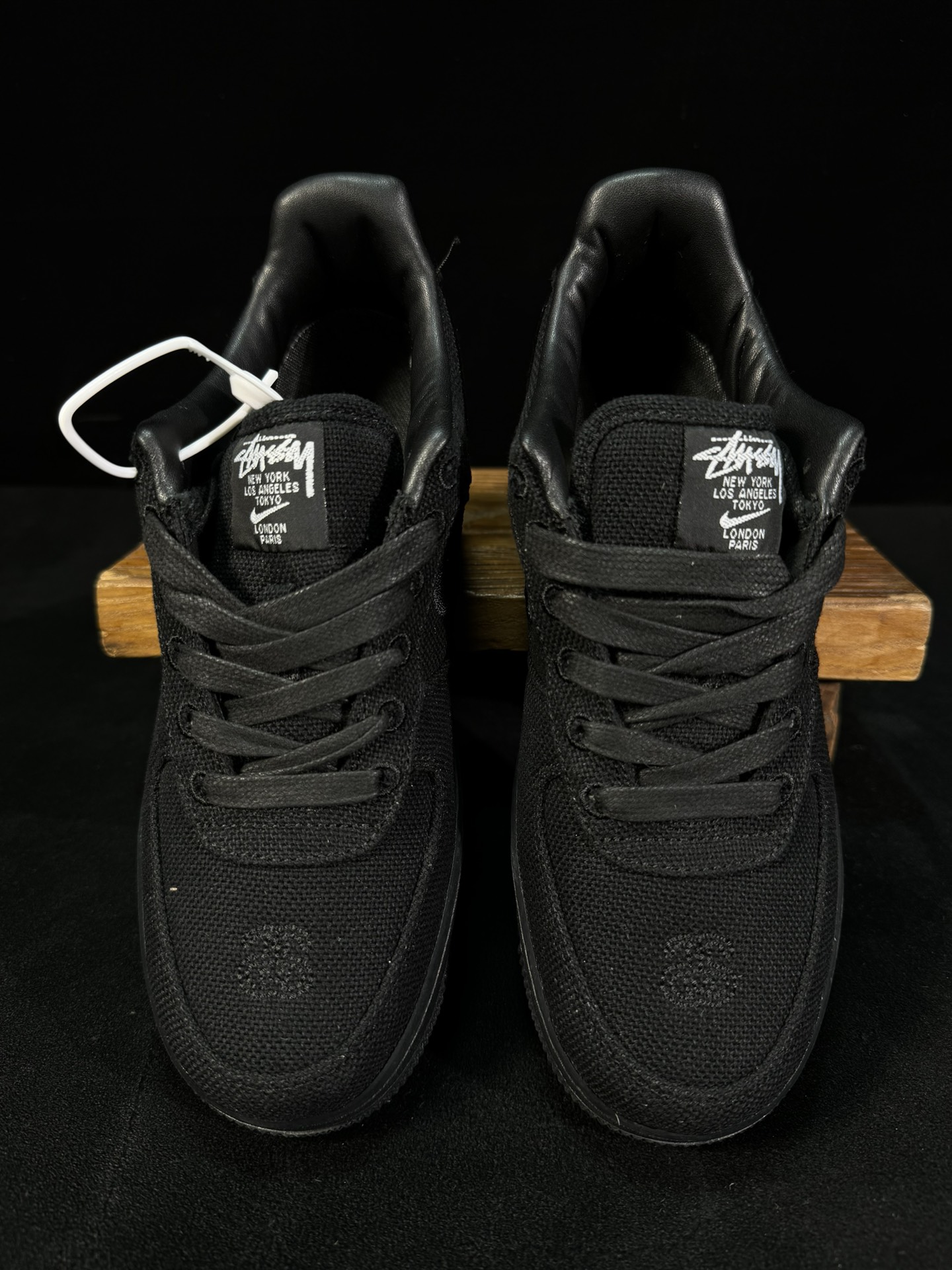  Stussy Air Force 1 Low  AF1 Sketch 低筒 厚底 防滑轻便 休闲鞋 板鞋 男鞋 女鞋 波鞋  黑色 CZ9084-001 