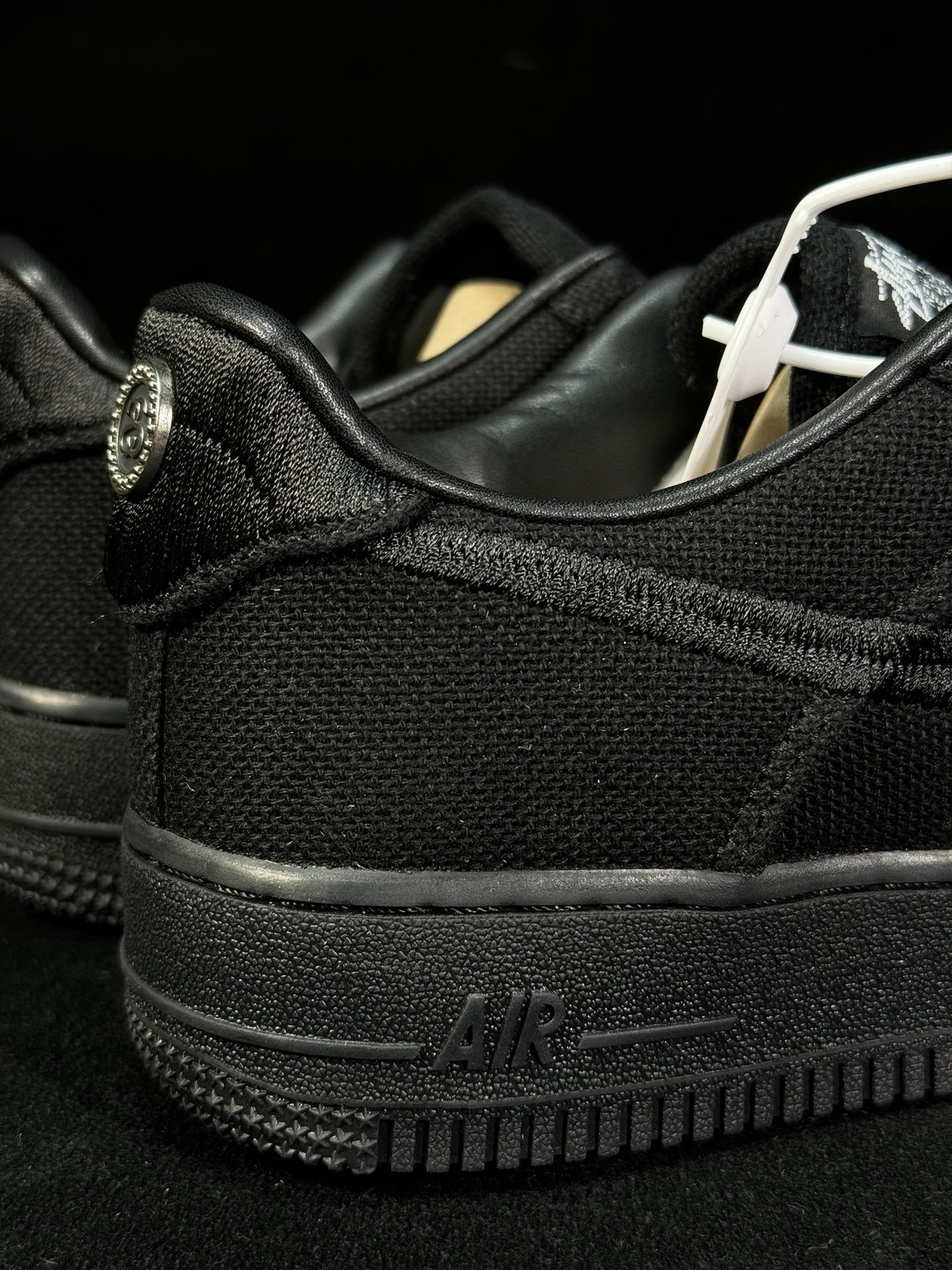  Stussy Air Force 1 Low  AF1 Sketch 低筒 厚底 防滑轻便 休闲鞋 板鞋 男鞋 女鞋 波鞋  黑色 CZ9084-001 