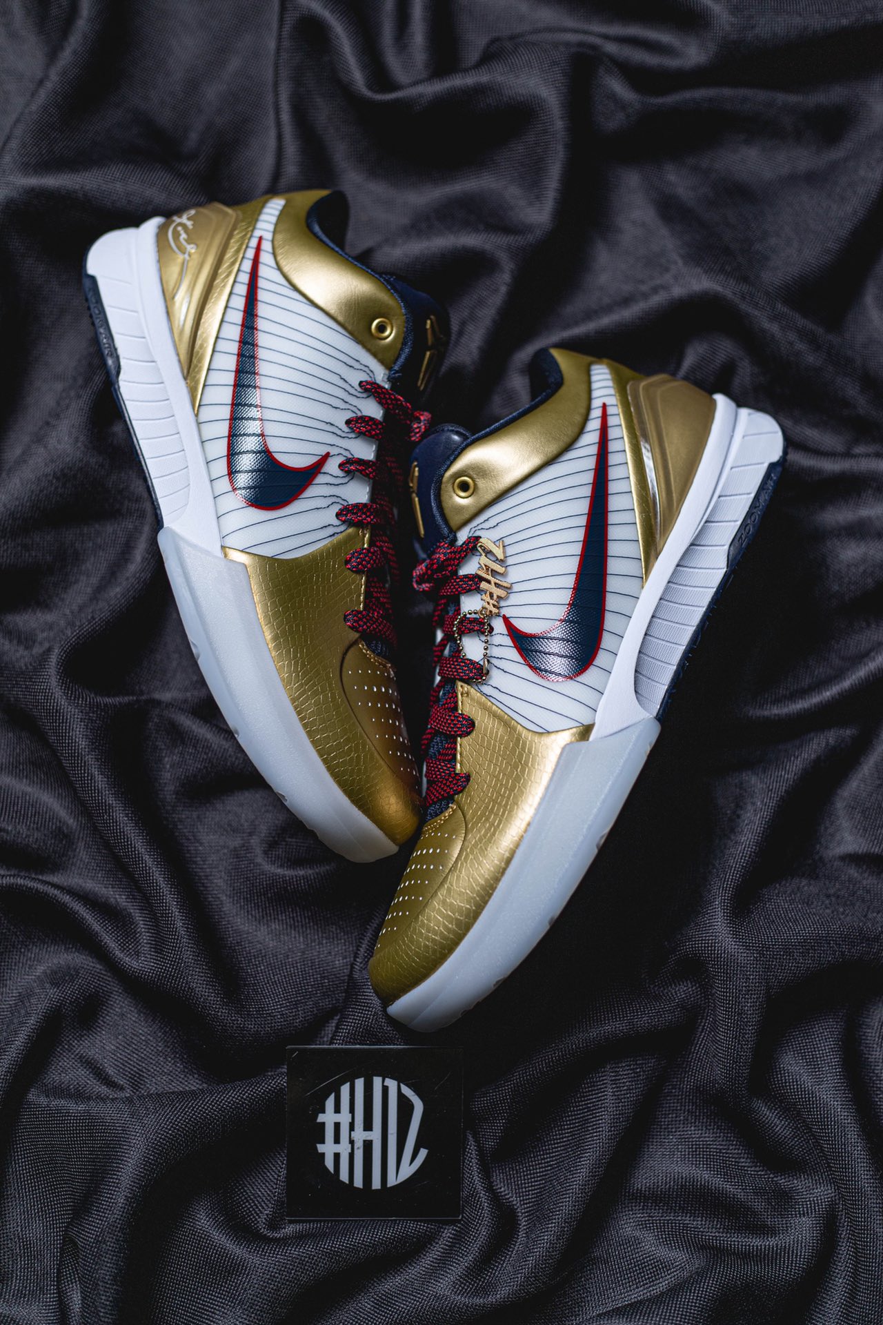  H12 Zoom Kobe4 Protro  Gold Medal 科比 4  低筒  前掌泡棉 後掌氣墊 篮球鞋 实战鞋 球鞋 男鞋  波鞋 白金  FQ3544-100