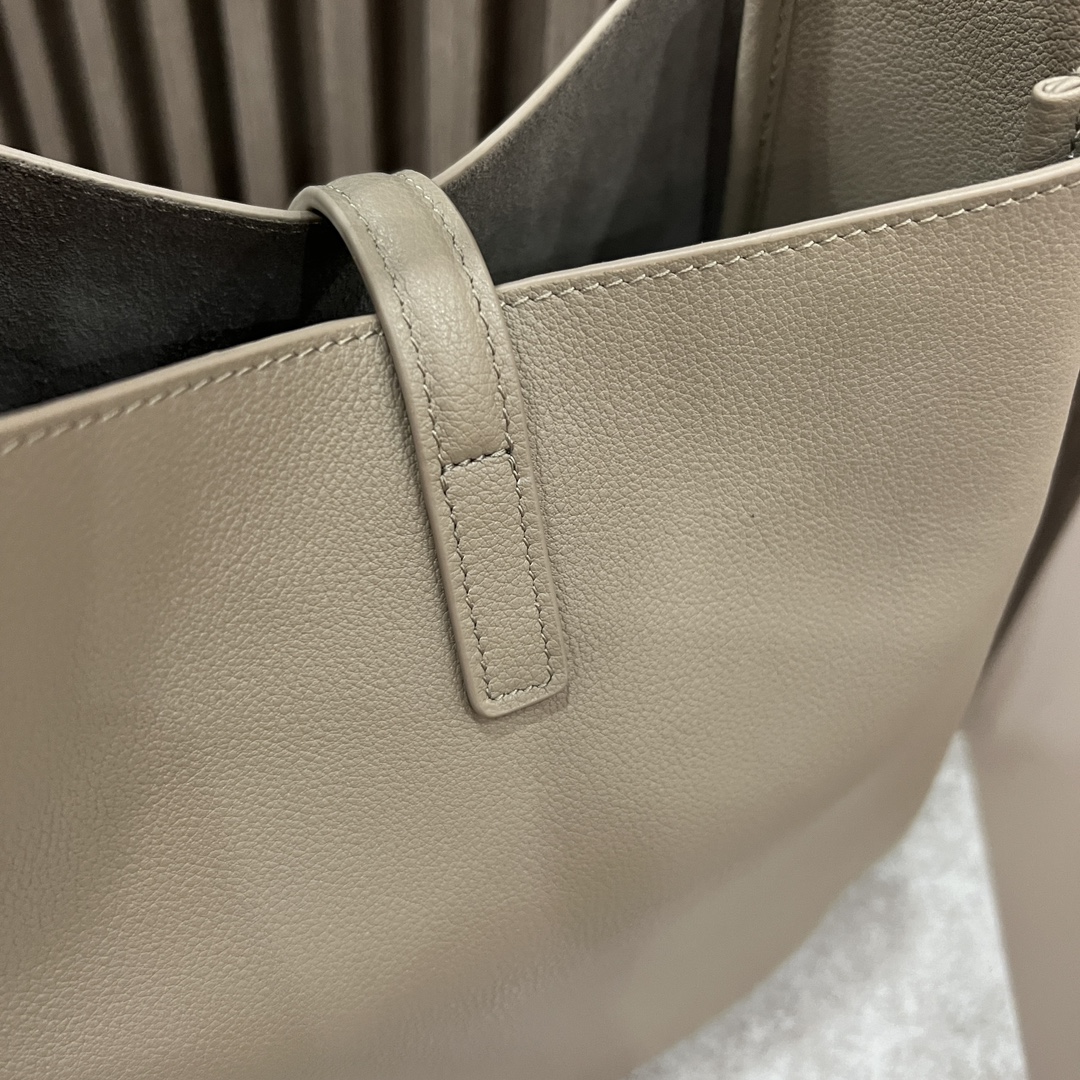  SAINT LAURENT 圣罗兰 YSL LE5A7 Hobo 复古  金色logo 牛皮 流浪包斜挎包 单肩包 小号 女款 灰色 713938-AAAUQ-1722