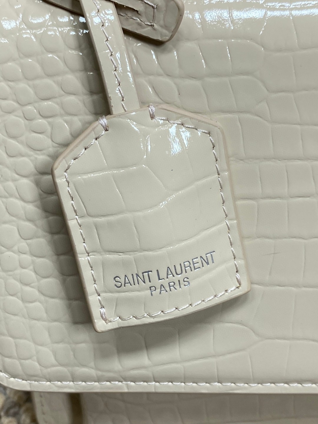  SAINT LAURENT 圣罗兰 YSLSunset  金色logo 牛皮 流浪包斜挎包 单肩包 小号 女款 大麦棕色