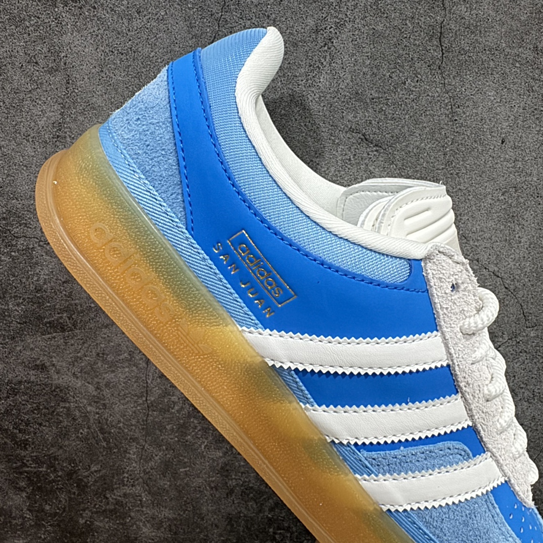  坏痞兔Bad Bunny Adidas Originals Gazelle Indoor  低筒 瞪羚室内 复古板鞋 德训休闲鞋 波鞋 男鞋 女鞋  蓝色 IF9734 