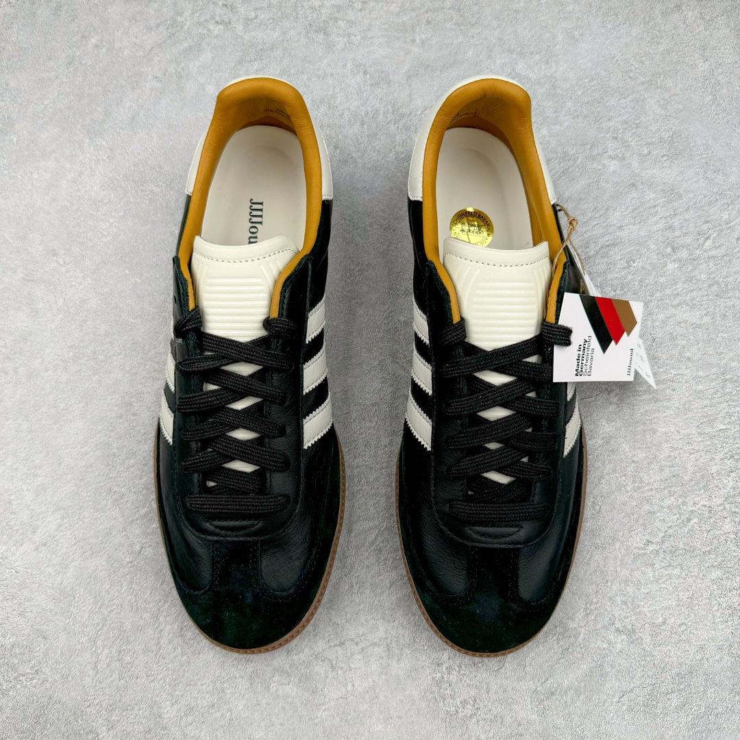 头层皮  jjjjound  adidas originals Samba OG 桑巴 平底鞋 低筒 复古板鞋 休闲鞋 男鞋 女鞋 波鞋  黑色 ID8707 