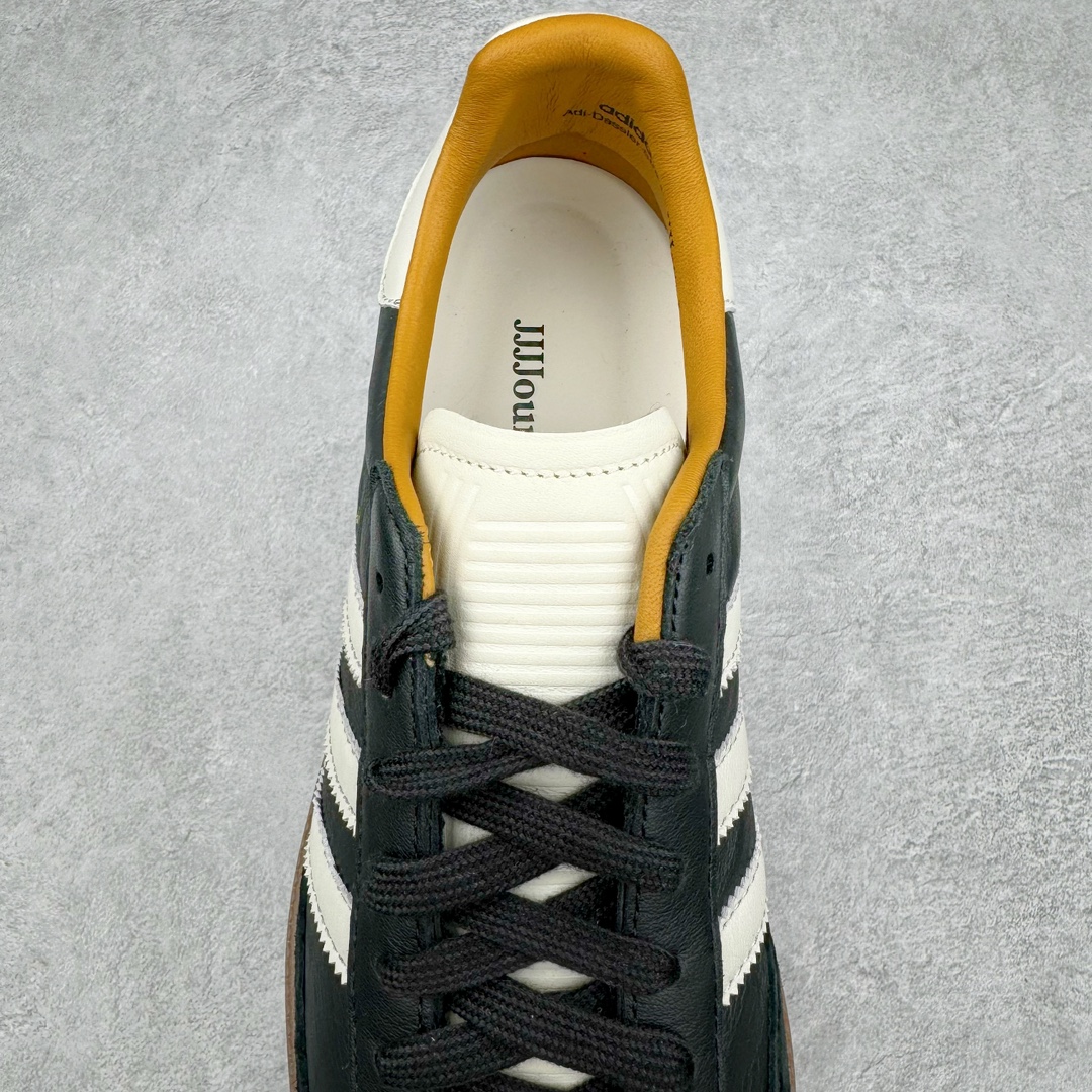头层皮  jjjjound  adidas originals Samba OG 桑巴 平底鞋 低筒 复古板鞋 休闲鞋 男鞋 女鞋 波鞋  黑色 ID8707 