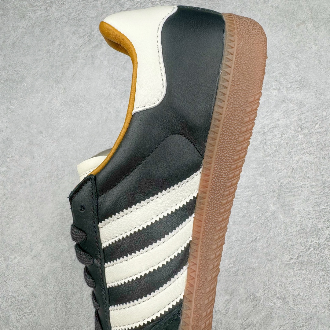 头层皮  jjjjound  adidas originals Samba OG 桑巴 平底鞋 低筒 复古板鞋 休闲鞋 男鞋 女鞋 波鞋  黑色 ID8707 