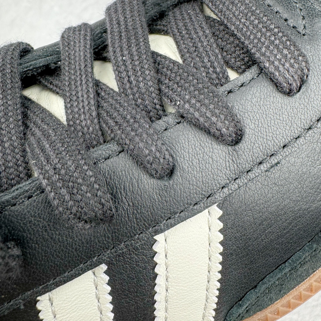 头层皮  jjjjound  adidas originals Samba OG 桑巴 平底鞋 低筒 复古板鞋 休闲鞋 男鞋 女鞋 波鞋  黑色 ID8707 