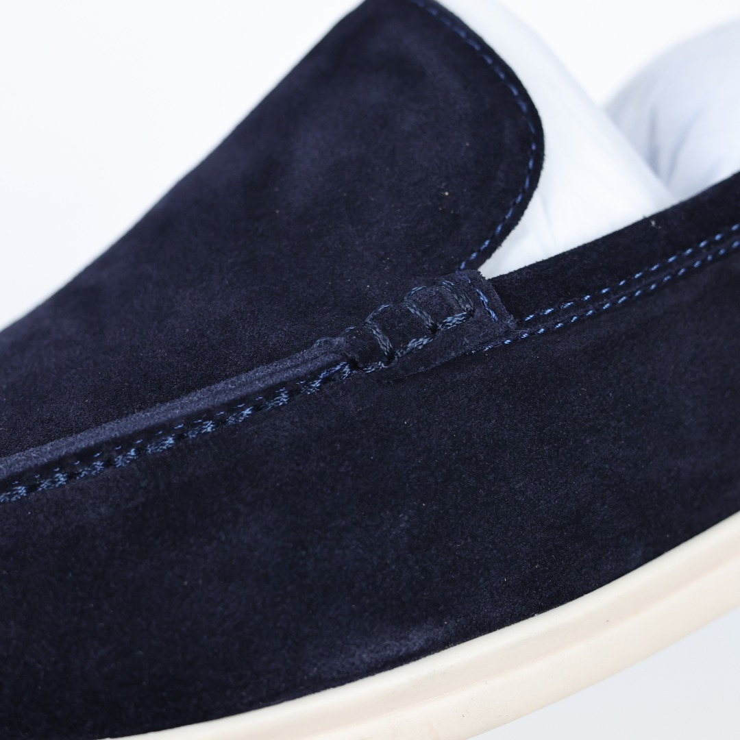 Loro Piana LP 低筒 休闲鞋 板鞋 乐福鞋 男鞋 藏蓝色