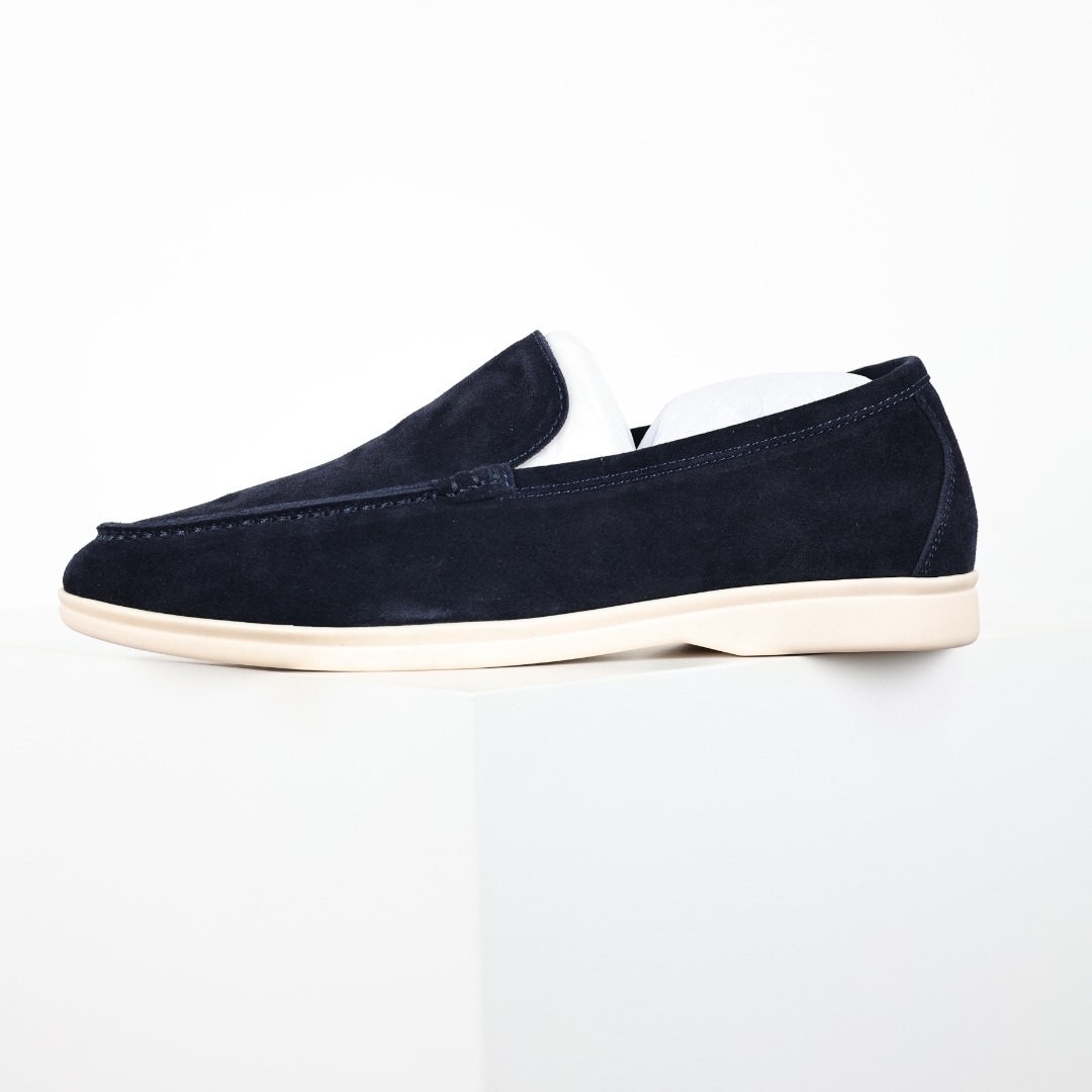 Loro Piana LP 低筒 休闲鞋 板鞋 乐福鞋 男鞋 藏蓝色