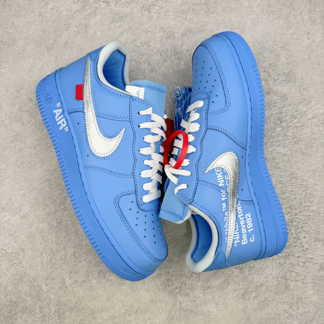  Off-White  Air Force 1 Low  MCA OW AF1 空军 低筒 板鞋 休闲鞋 运动鞋 男鞋 波鞋 蓝色艺术家 CI1173-400