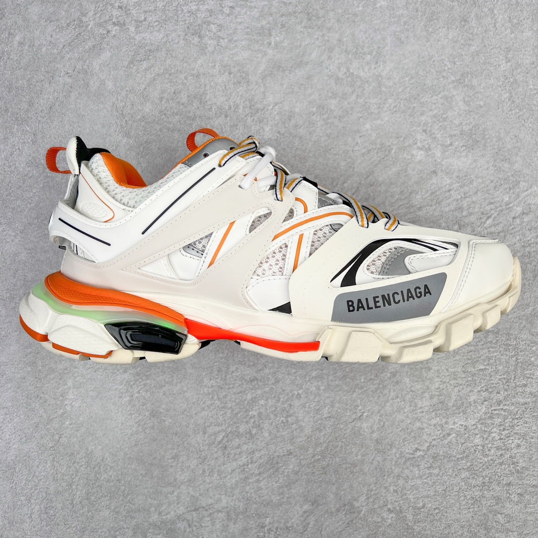 Balenciaga Track 1.0 巴黎世家  舒适百搭 老爹鞋 运动 复古板鞋 休闲鞋 男鞋 女鞋 白橙 542023W1GB19059  