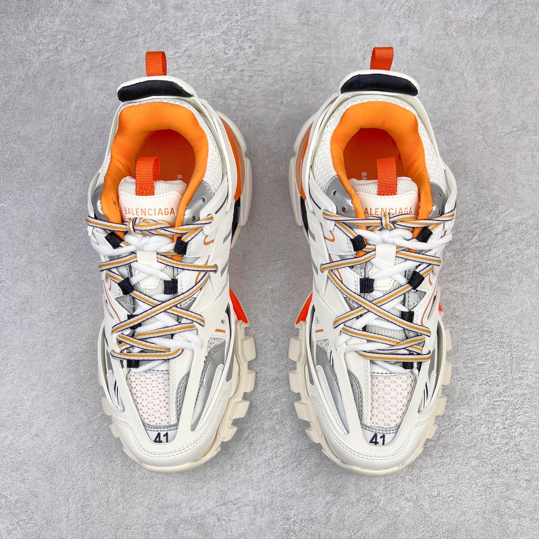 Balenciaga Track 1.0 巴黎世家  舒适百搭 老爹鞋 运动 复古板鞋 休闲鞋 男鞋 女鞋 白橙 542023W1GB19059  