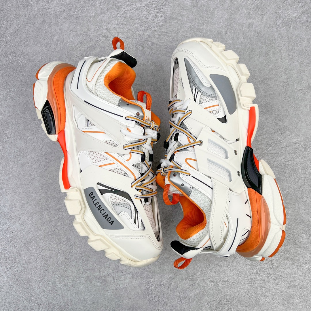 Balenciaga Track 1.0 巴黎世家  舒适百搭 老爹鞋 运动 复古板鞋 休闲鞋 男鞋 女鞋 白橙 542023W1GB19059  