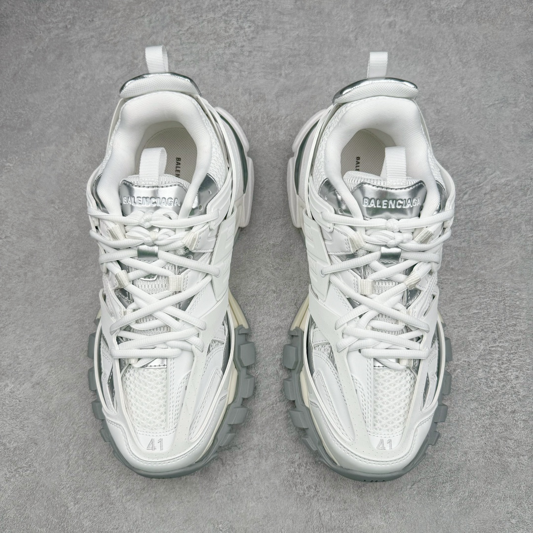  Balenciaga 巴黎世家 Track 1.0  舒适百搭 老爹鞋 运动 复古板鞋 休闲鞋 男鞋 女鞋 白色 542436W2FSC9081
