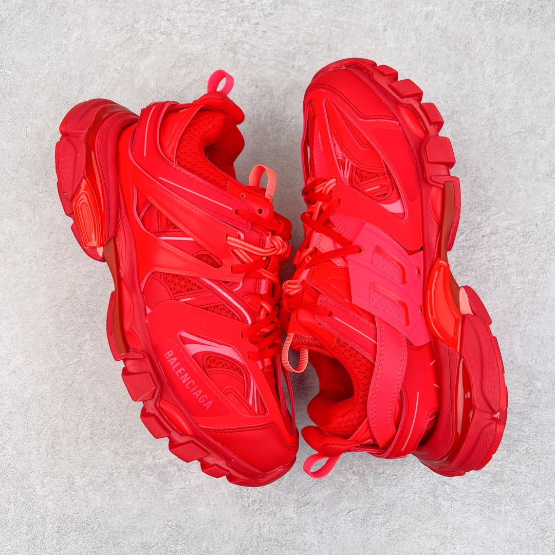  Balenciaga 巴黎世家 Track 1.0  舒适百搭 老爹鞋 运动 复古板鞋 休闲鞋 男鞋 女鞋  红色 542023W2LA16000