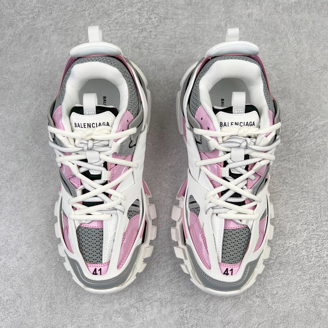  Balenciaga 巴黎世家 Track 1.0  舒适百搭 老爹鞋 运动 复古板鞋 休闲鞋 男鞋 女鞋  灰粉色 542436W2FS99041