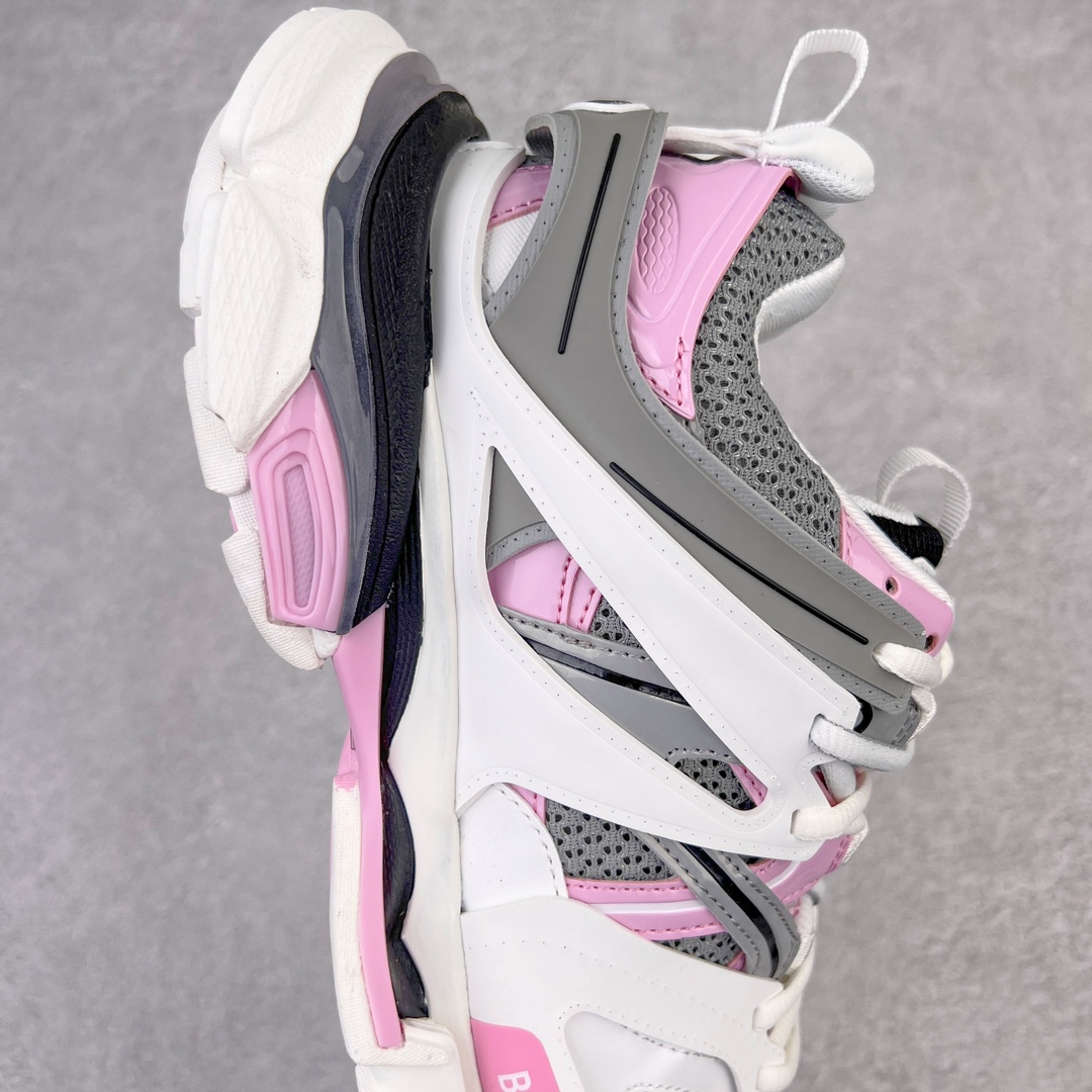  Balenciaga 巴黎世家 Track 1.0  舒适百搭 老爹鞋 运动 复古板鞋 休闲鞋 男鞋 女鞋  灰粉色 542436W2FS99041