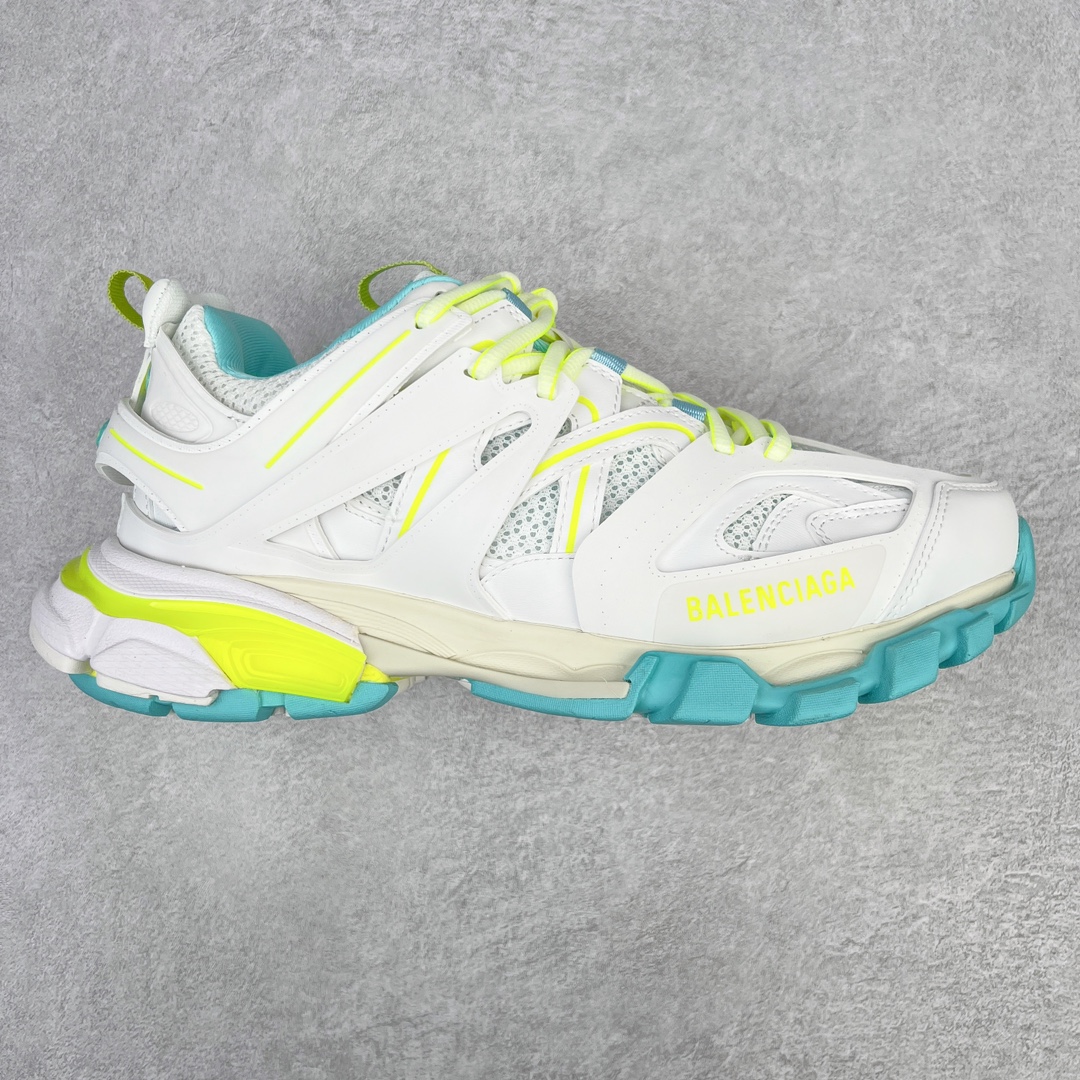  Balenciaga 巴黎世家 Track 1.0  舒适百搭 老爹鞋 运动 复古板鞋 休闲鞋 男鞋 女鞋  白黄蓝 542023W3AC69704