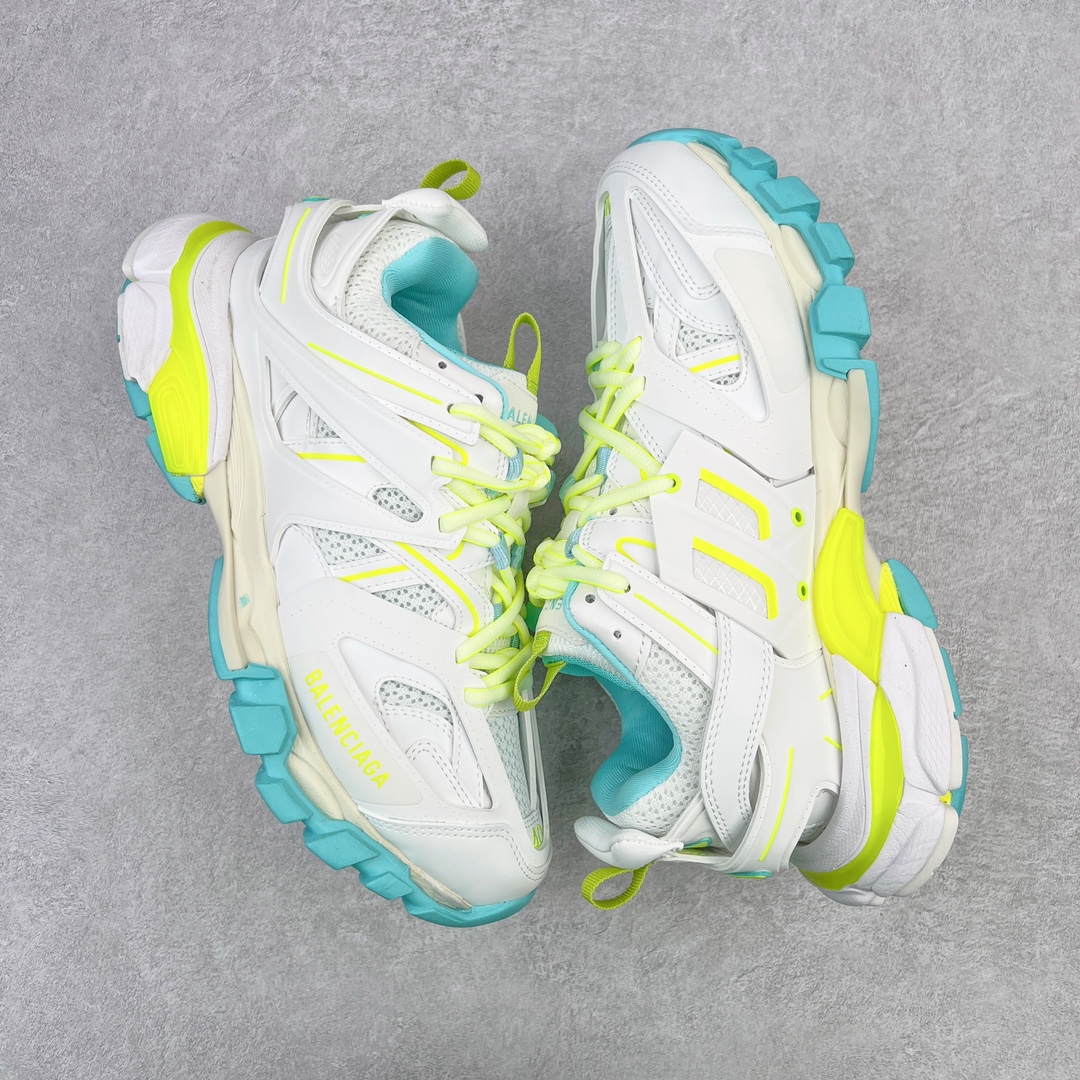  Balenciaga 巴黎世家 Track 1.0  舒适百搭 老爹鞋 运动 复古板鞋 休闲鞋 男鞋 女鞋  白黄蓝 542023W3AC69704