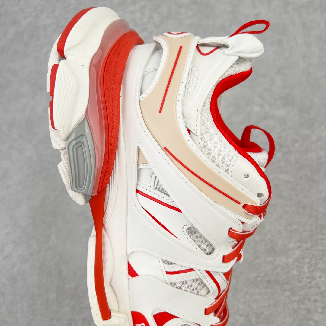   Balenciaga 巴黎世家 Track 1.0  舒适百搭 老爹鞋 运动 复古板鞋 休闲鞋 男鞋 女鞋  白红 542023W3AC16690