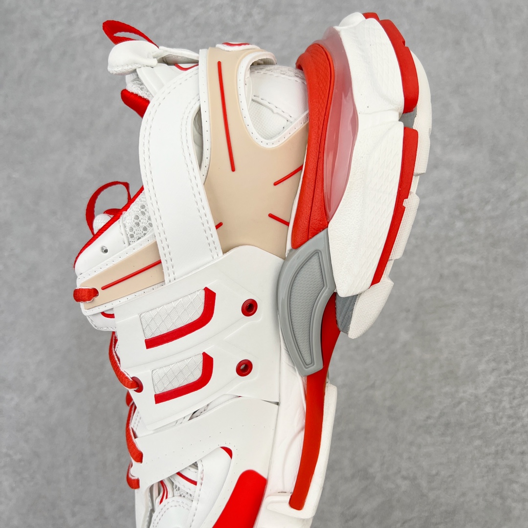   Balenciaga 巴黎世家 Track 1.0  舒适百搭 老爹鞋 运动 复古板鞋 休闲鞋 男鞋 女鞋  白红 542023W3AC16690