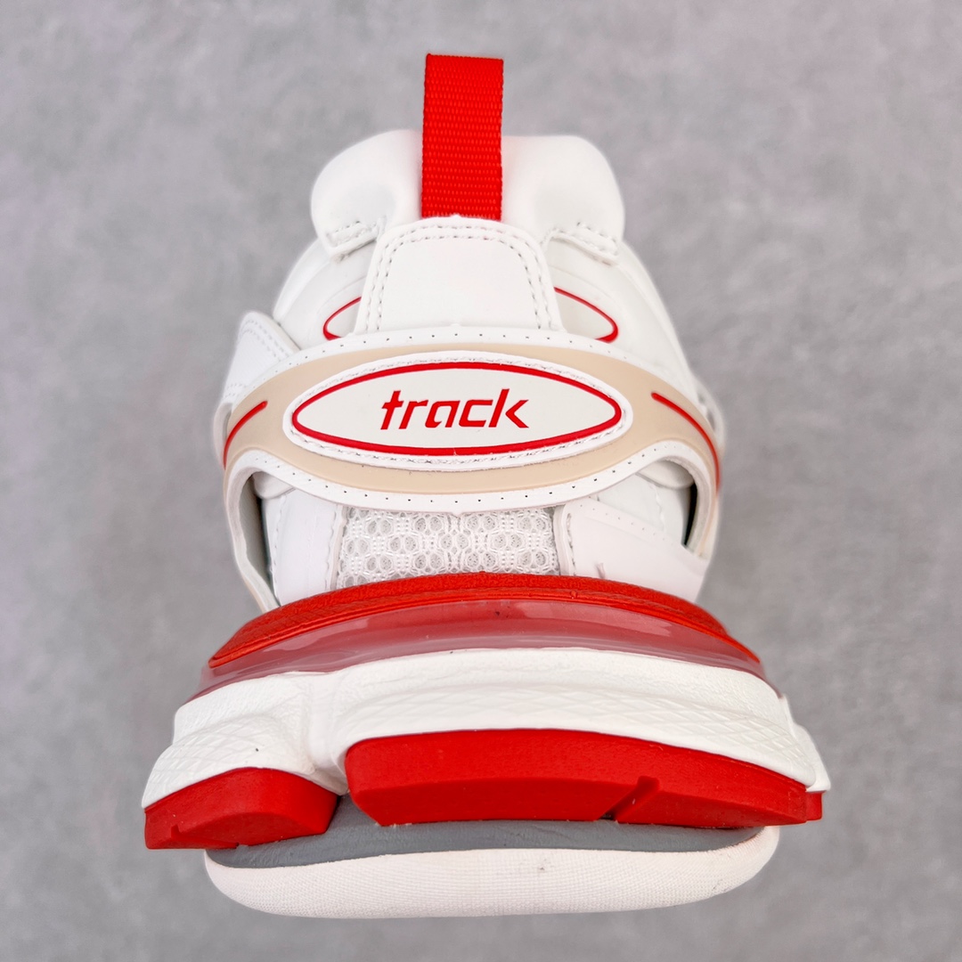   Balenciaga 巴黎世家 Track 1.0  舒适百搭 老爹鞋 运动 复古板鞋 休闲鞋 男鞋 女鞋  白红 542023W3AC16690