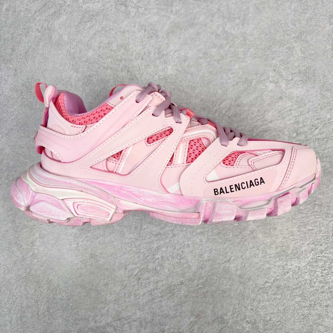  Balenciaga 巴黎世家 Track 1.0  舒适百搭 老爹鞋 运动 复古板鞋 休闲鞋 男鞋 女鞋  粉色 