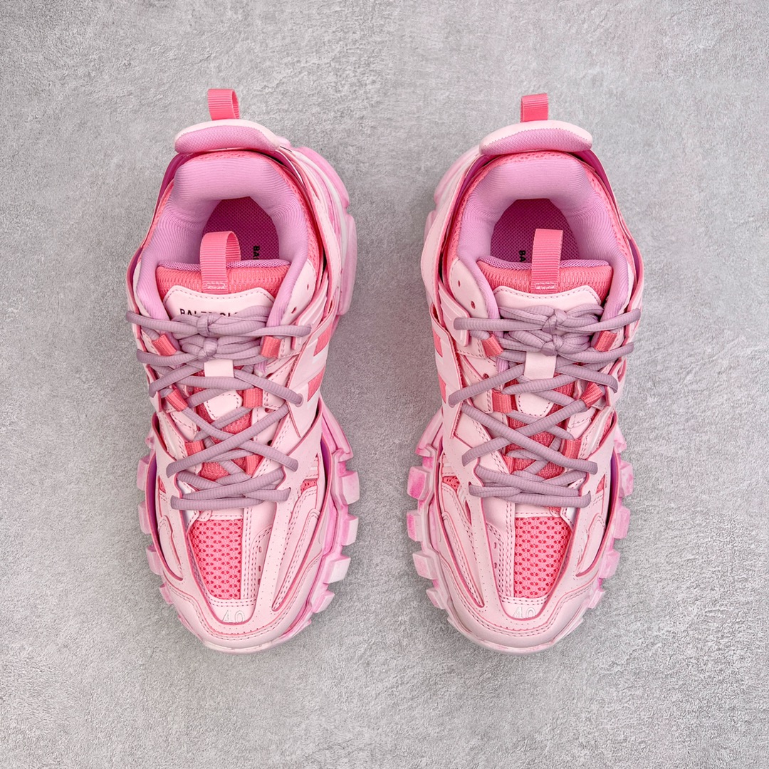  Balenciaga 巴黎世家 Track 1.0  舒适百搭 老爹鞋 运动 复古板鞋 休闲鞋 男鞋 女鞋  粉色 