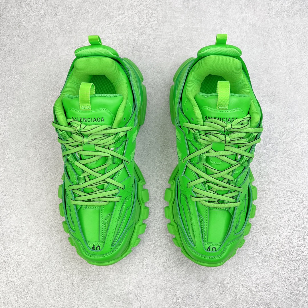  Balenciaga 巴黎世家 Track 1.0  舒适百搭 老爹鞋 运动 复古板鞋 休闲鞋 男鞋 女鞋  绿色 542023W2FB53331