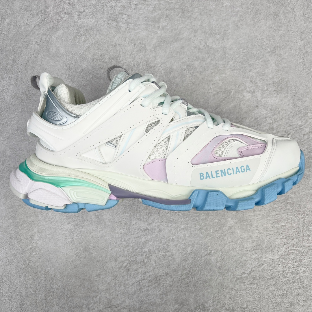  Balenciaga 巴黎世家 Track 1.0  舒适百搭 老爹鞋 运动 复古板鞋 休闲鞋 男鞋 女鞋  白粉蓝 542436W3AC49045