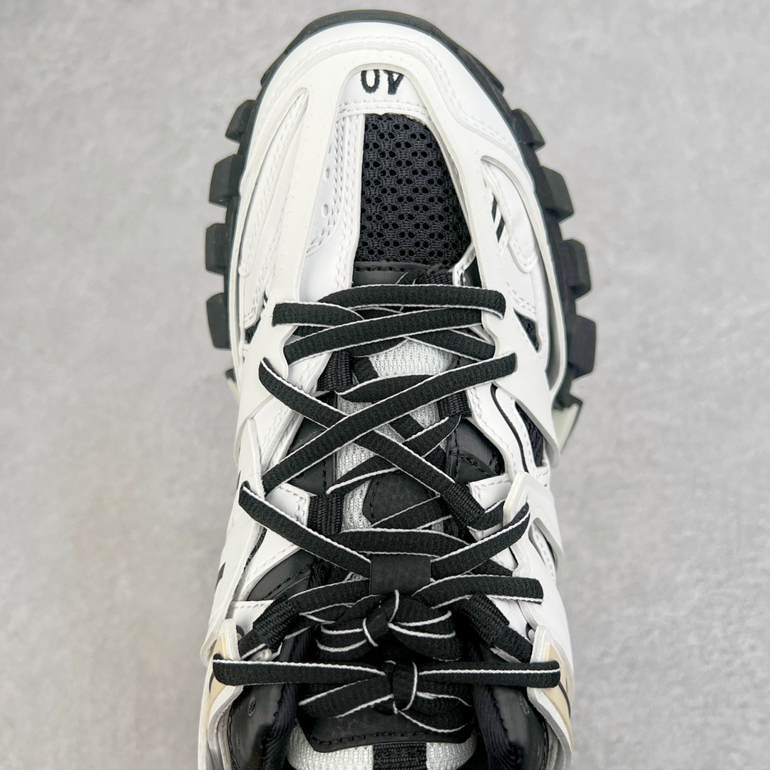  Balenciaga 巴黎世家 Track 1.0  舒适百搭 老爹鞋 运动 复古板鞋 休闲鞋 男鞋 女鞋   米白黑拼色 做旧 542023W1GC49010
