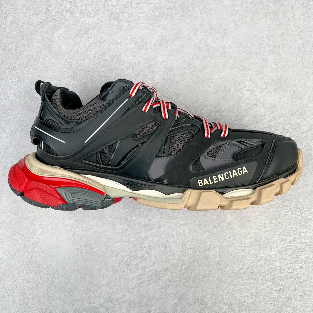  Balenciaga 巴黎世家 Track 1.0  舒适百搭 老爹鞋 运动 复古板鞋 休闲鞋 男鞋 女鞋  黑红 542023W1GB61002