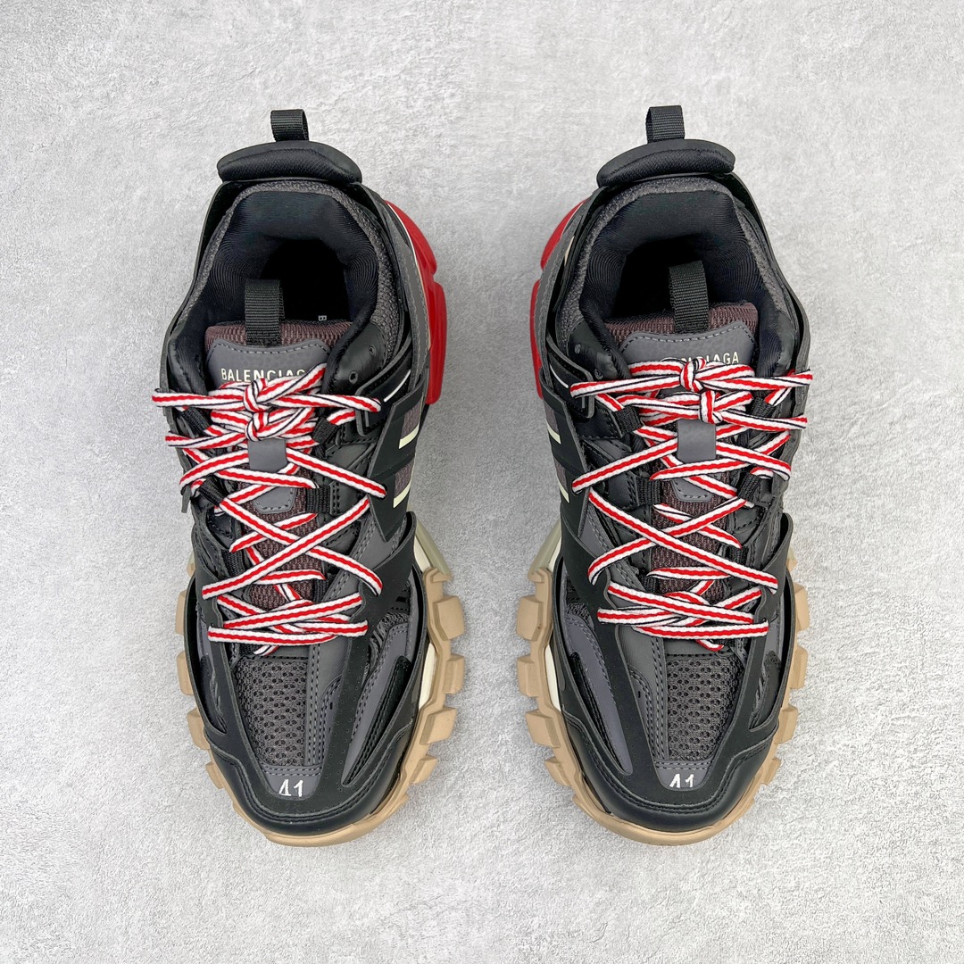  Balenciaga 巴黎世家 Track 1.0  舒适百搭 老爹鞋 运动 复古板鞋 休闲鞋 男鞋 女鞋  黑红 542023W1GB61002
