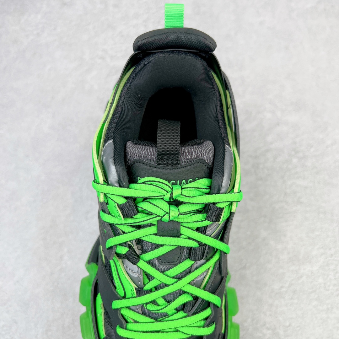  Balenciaga 巴黎世家 Track 1.0  舒适百搭 老爹鞋 运动 复古板鞋 休闲鞋 男鞋 女鞋  黑绿色 542023W3RL11035