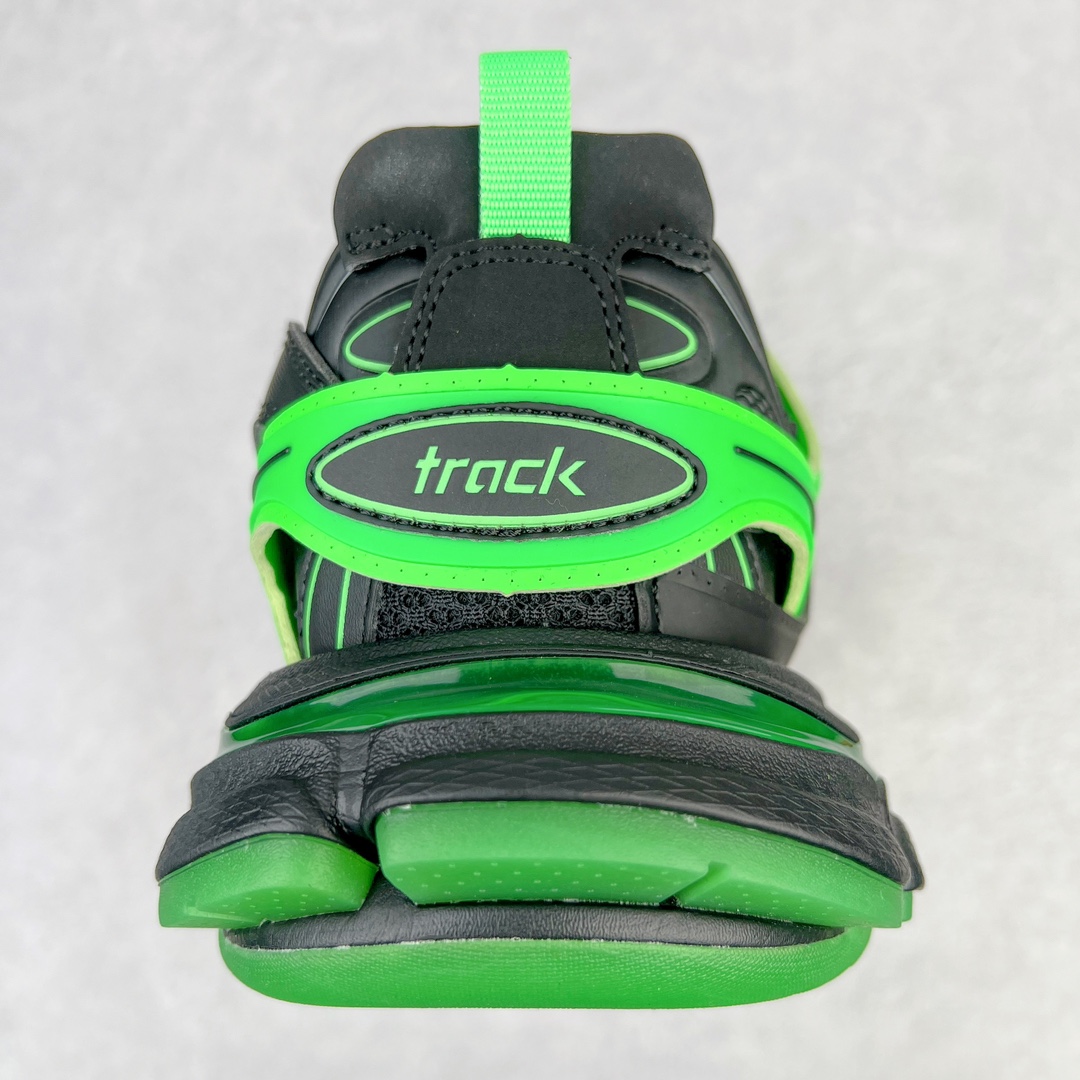  Balenciaga 巴黎世家 Track 1.0  舒适百搭 老爹鞋 运动 复古板鞋 休闲鞋 男鞋 女鞋  黑绿色 542023W3RL11035