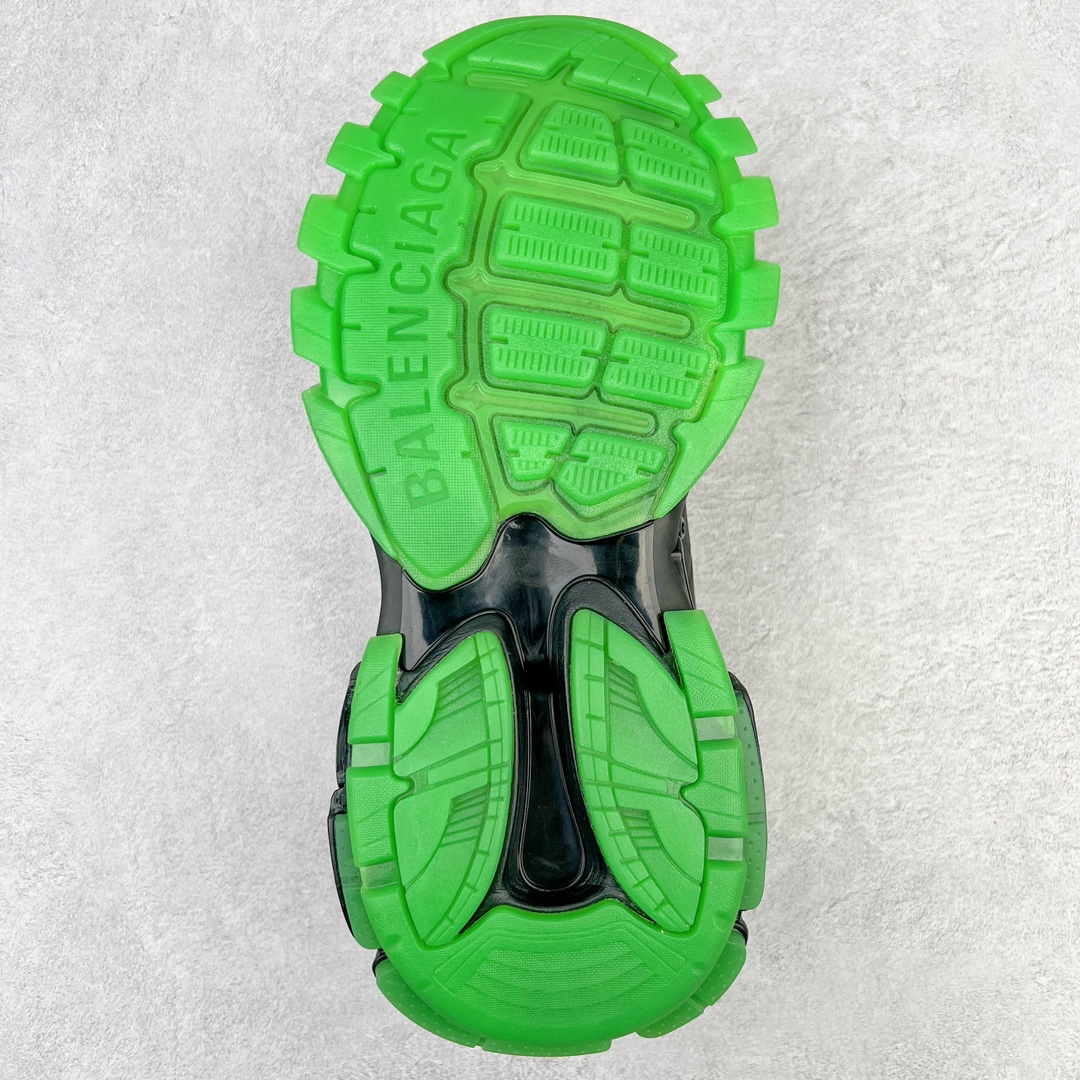  Balenciaga 巴黎世家 Track 1.0  舒适百搭 老爹鞋 运动 复古板鞋 休闲鞋 男鞋 女鞋  黑绿色 542023W3RL11035