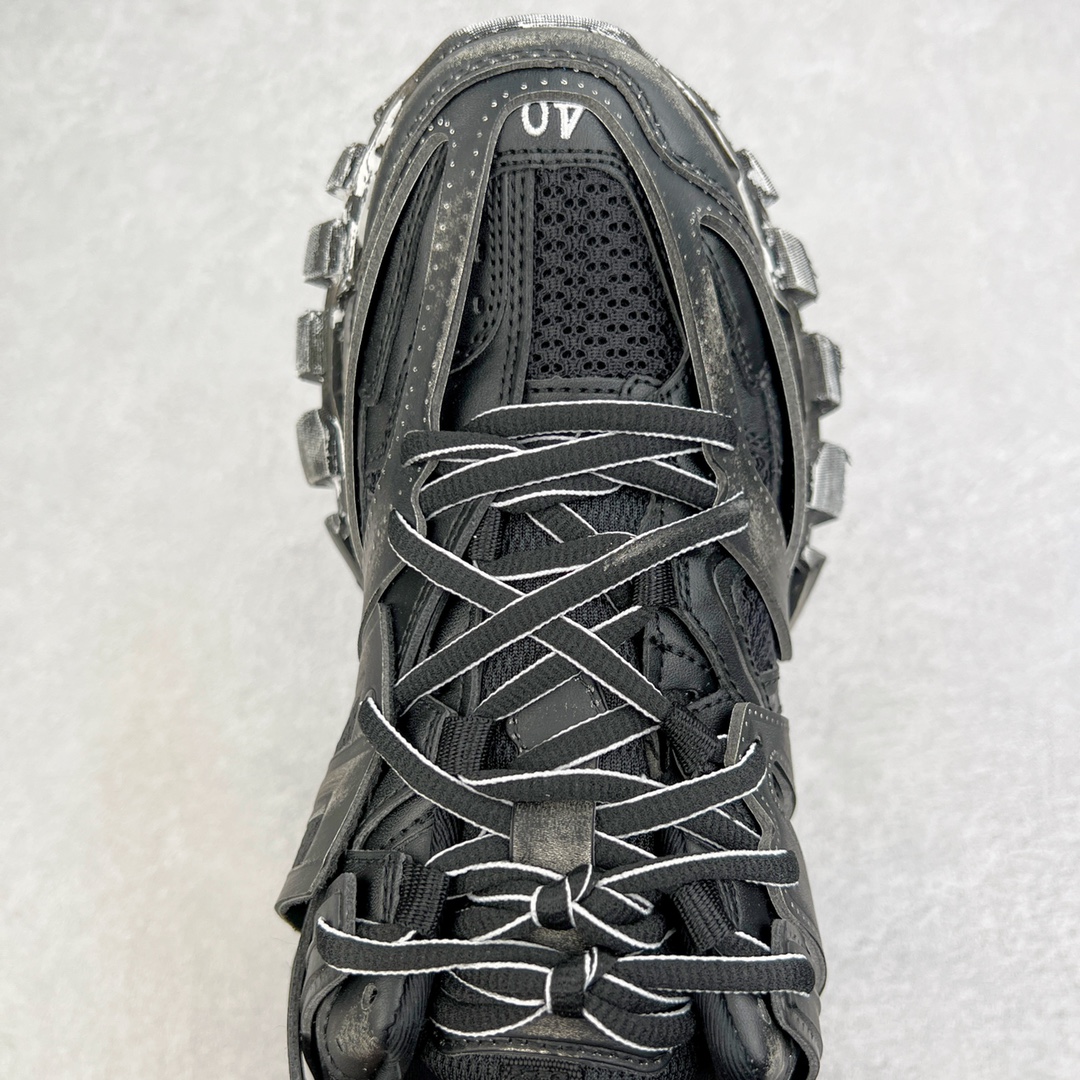   Balenciaga 巴黎世家 Track 1.0  舒适百搭 老爹鞋 运动 复古板鞋 休闲鞋 男鞋 女鞋  黑色 做旧 542023W3CN21000