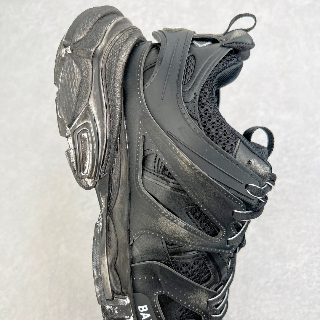   Balenciaga 巴黎世家 Track 1.0  舒适百搭 老爹鞋 运动 复古板鞋 休闲鞋 男鞋 女鞋  黑色 做旧 542023W3CN21000