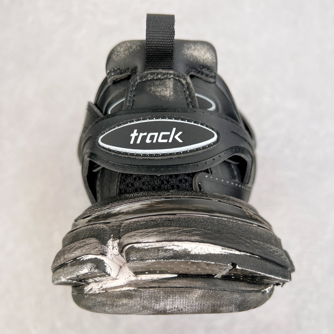   Balenciaga 巴黎世家 Track 1.0  舒适百搭 老爹鞋 运动 复古板鞋 休闲鞋 男鞋 女鞋  黑色 做旧 542023W3CN21000