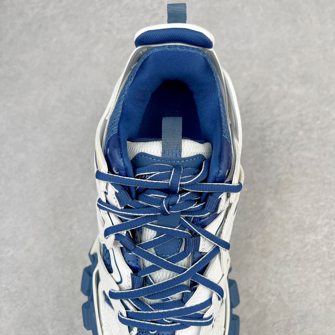   Balenciaga 巴黎世家 Track 1.0  舒适百搭 老爹鞋 运动 复古板鞋 休闲鞋 男鞋 女鞋  白蓝 做旧 542436W1GC49050