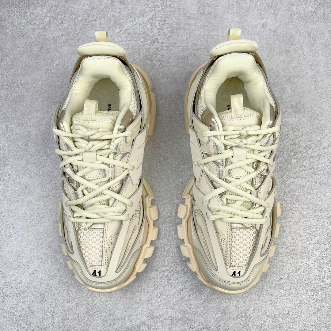  Balenciaga 巴黎世家 Track 1.0  舒适百搭 老爹鞋 运动 复古板鞋 休闲鞋 男鞋 女鞋  米黑色 542023W2LA29110