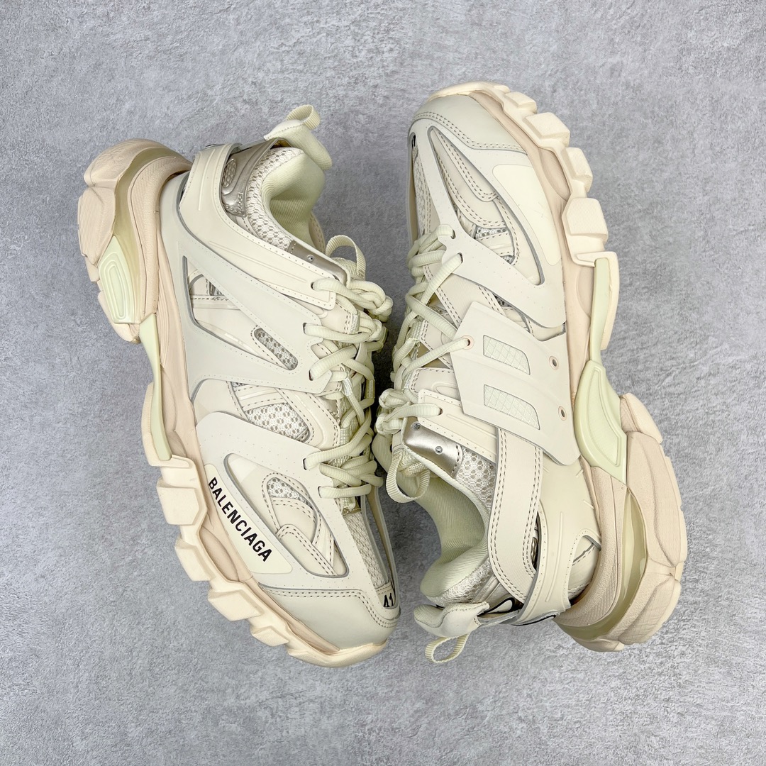  Balenciaga 巴黎世家 Track 1.0  舒适百搭 老爹鞋 运动 复古板鞋 休闲鞋 男鞋 女鞋  米黑色 542023W2LA29110
