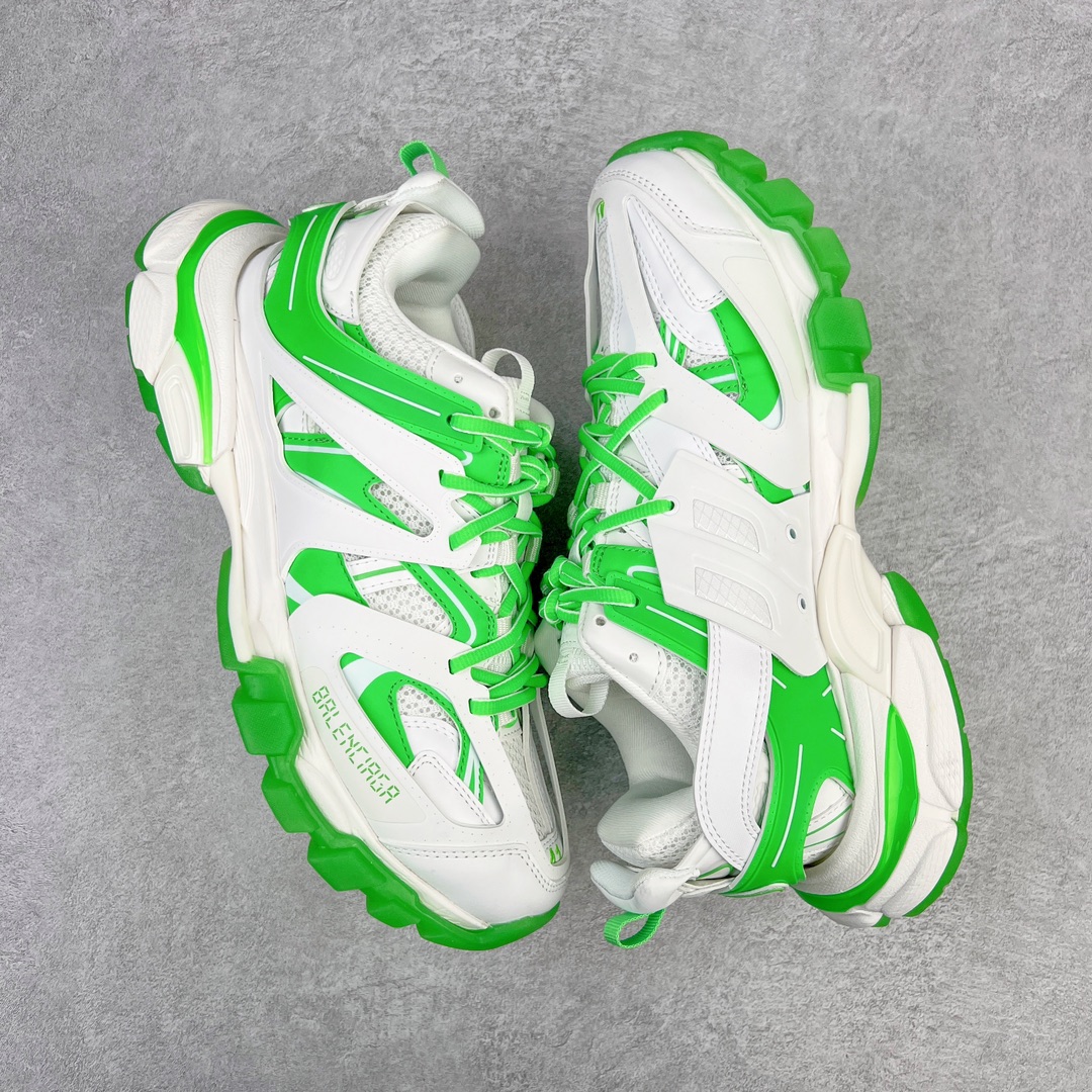  Balenciaga 巴黎世家 Track 1.0  舒适百搭 老爹鞋 运动 复古板鞋 休闲鞋 男鞋 女鞋  白绿色 542436W3RL19035
