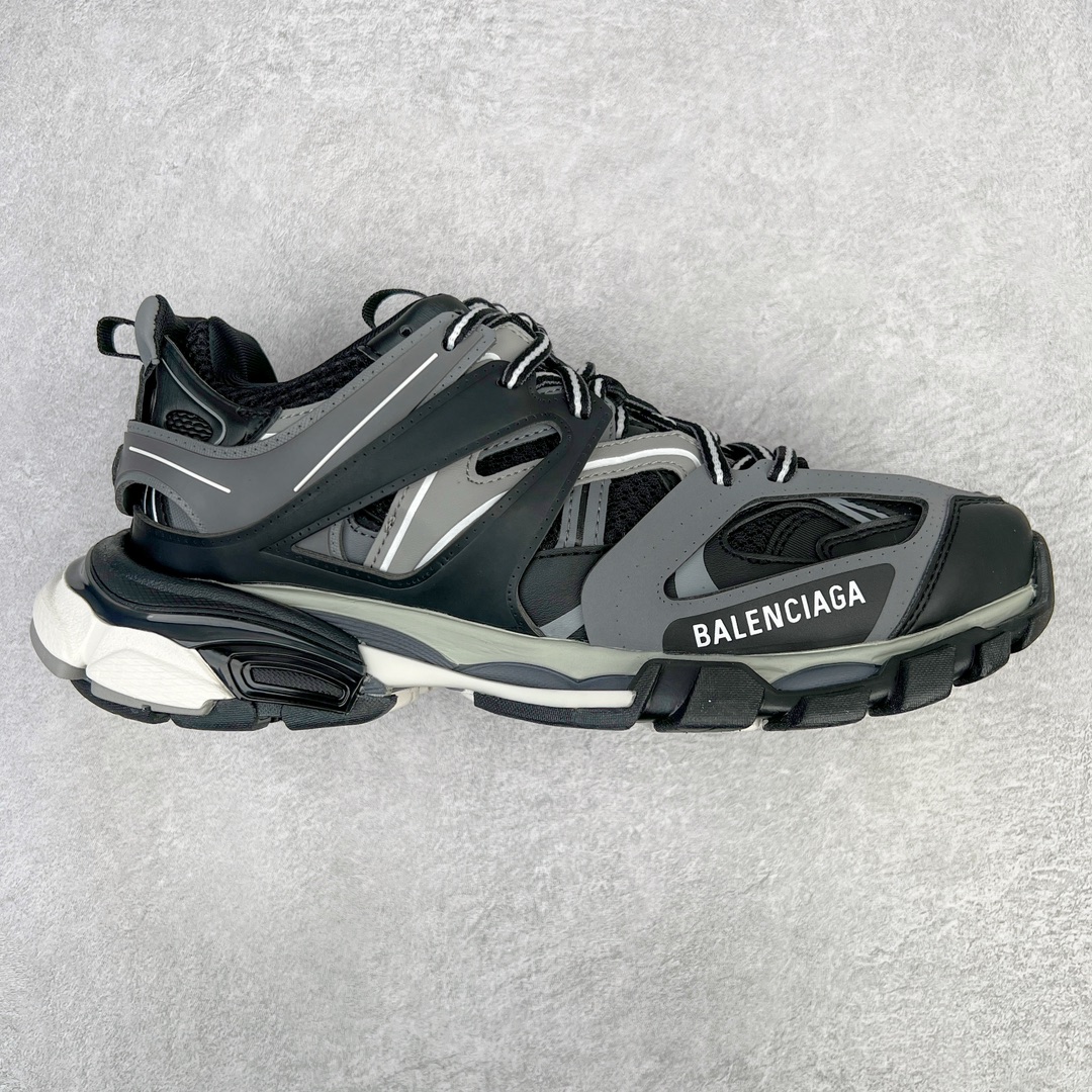  Balenciaga 巴黎世家 Track 1.0  舒适百搭 老爹鞋 运动 复古板鞋 休闲鞋 男鞋 女鞋  黑灰 542023W3AD11819