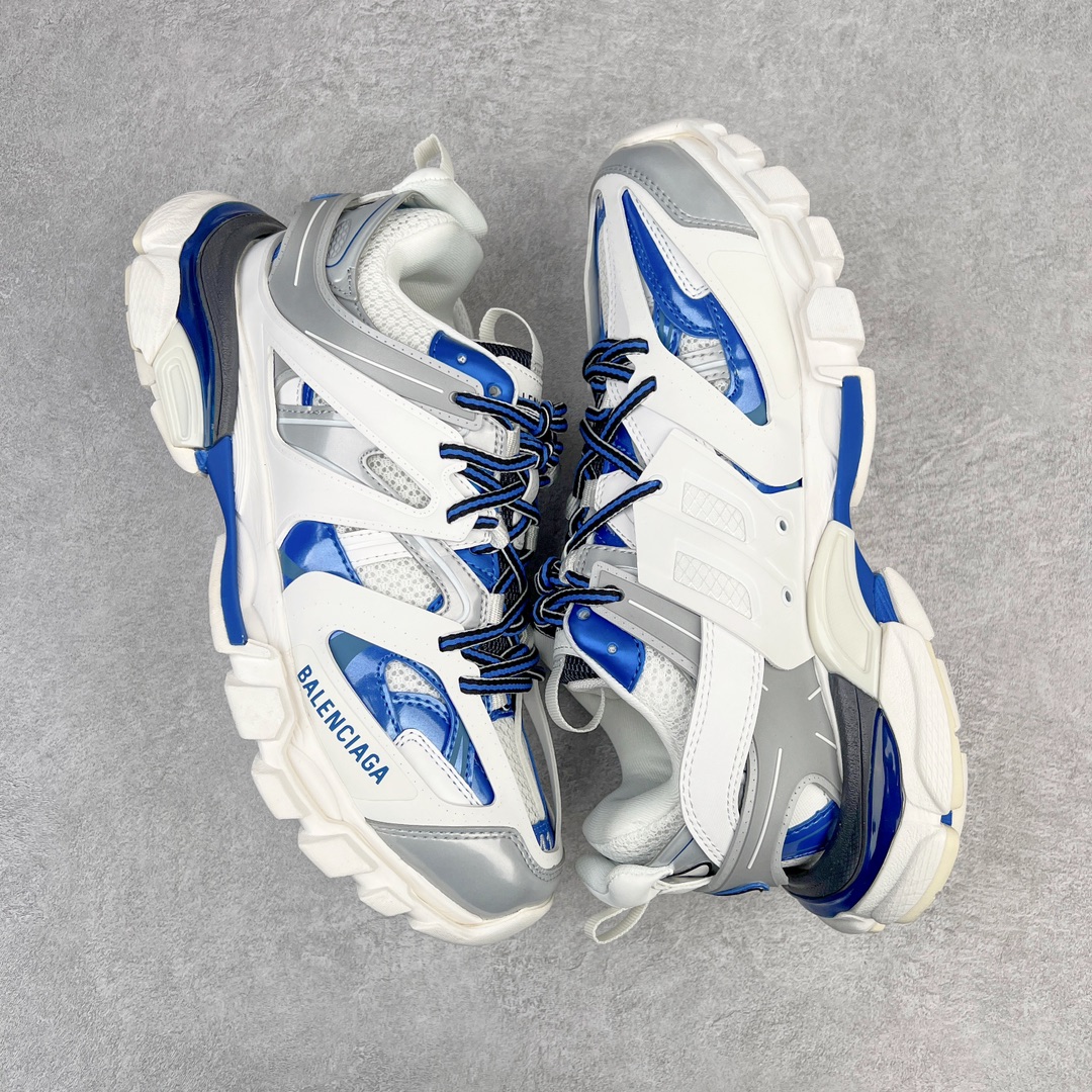  Balenciaga 巴黎世家 Track 1.0  舒适百搭 老爹鞋 运动 复古板鞋 休闲鞋 男鞋 女鞋  白蓝 542023W2FS99051