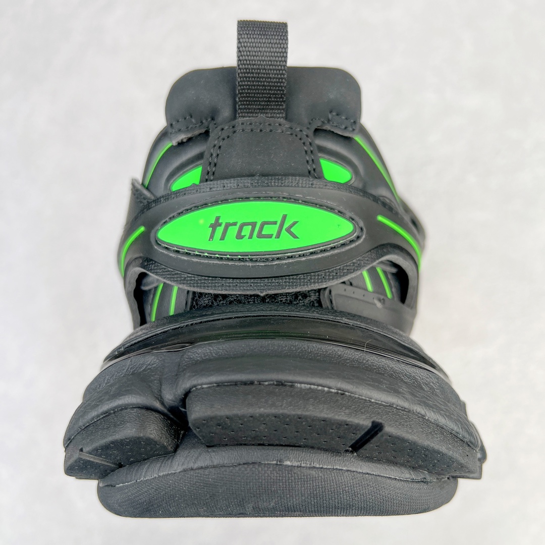  Balenciaga 巴黎世家 Track 1.0  舒适百搭 老爹鞋 运动 复古板鞋 休闲鞋 男鞋 女鞋   黑绿 542023W3AC21035