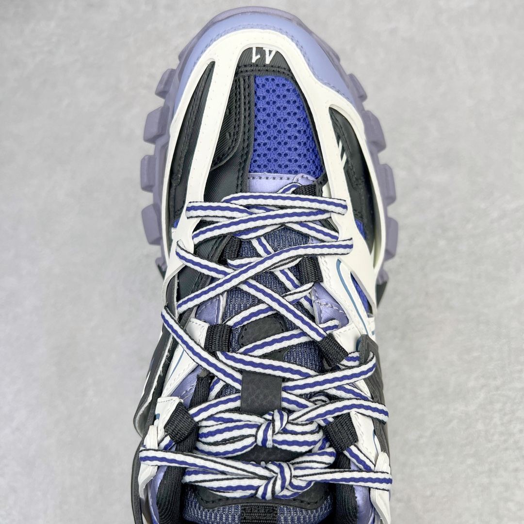  Balenciaga 巴黎世家 Track 1.0  舒适百搭 老爹鞋 运动 复古板鞋 休闲鞋 男鞋 女鞋 白紫色 542436W1GB95162