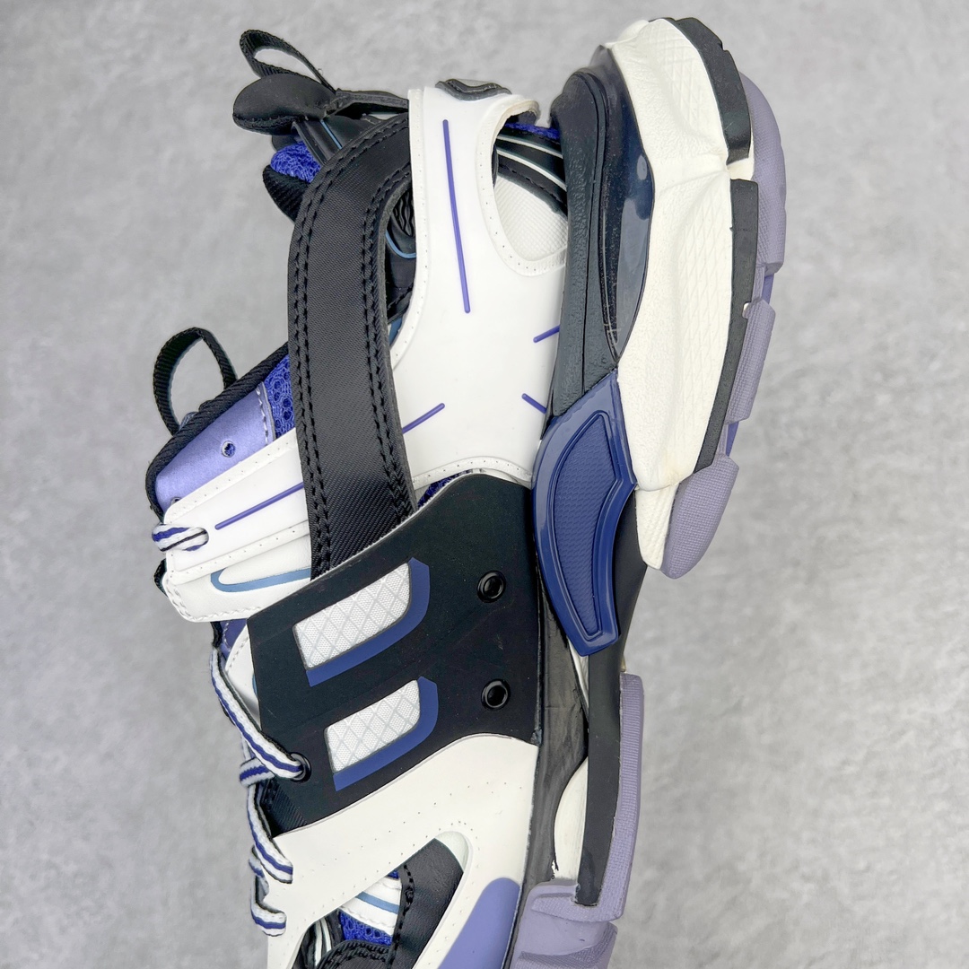  Balenciaga 巴黎世家 Track 1.0  舒适百搭 老爹鞋 运动 复古板鞋 休闲鞋 男鞋 女鞋 白紫色 542436W1GB95162